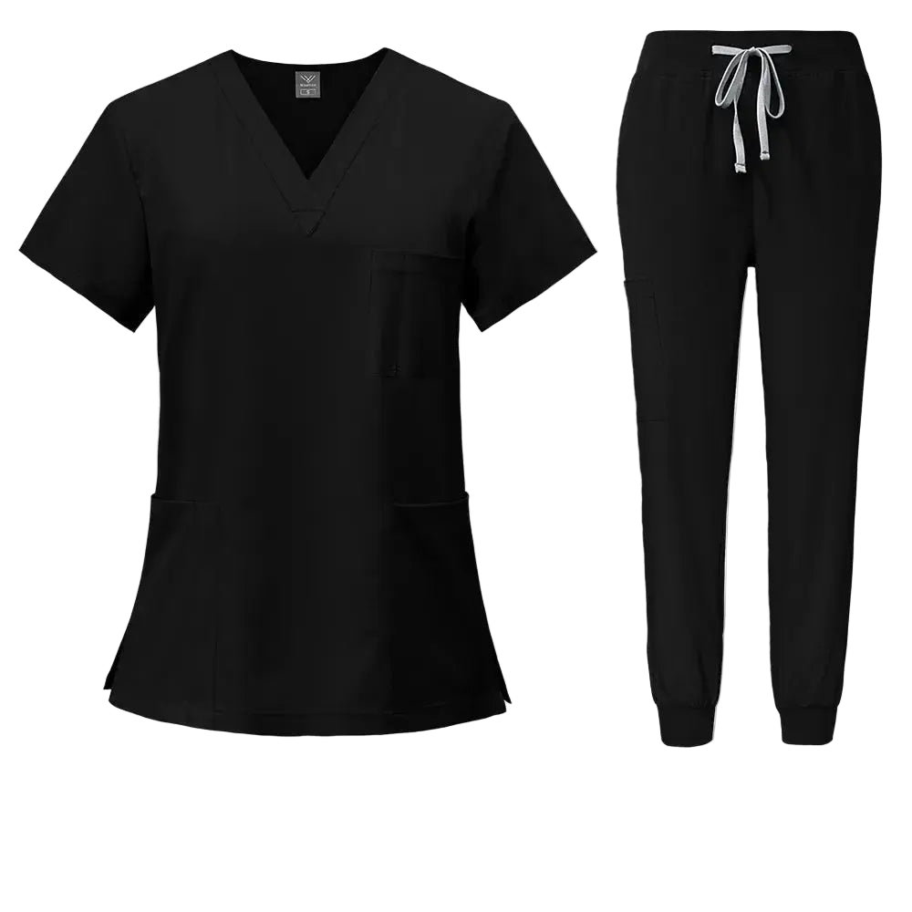 Women's tight fitting medical uniform, gown sets, nursing accessories, hospital surgery gowns, Dental clinic, beauty salon, CJdropshipping workwear.