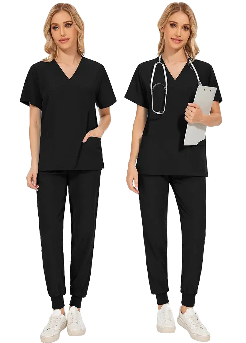 Women's tight fitting medical uniform, gown sets, nursing accessories, hospital surgery gowns, Dental clinic, beauty salon, CJdropshipping workwear.