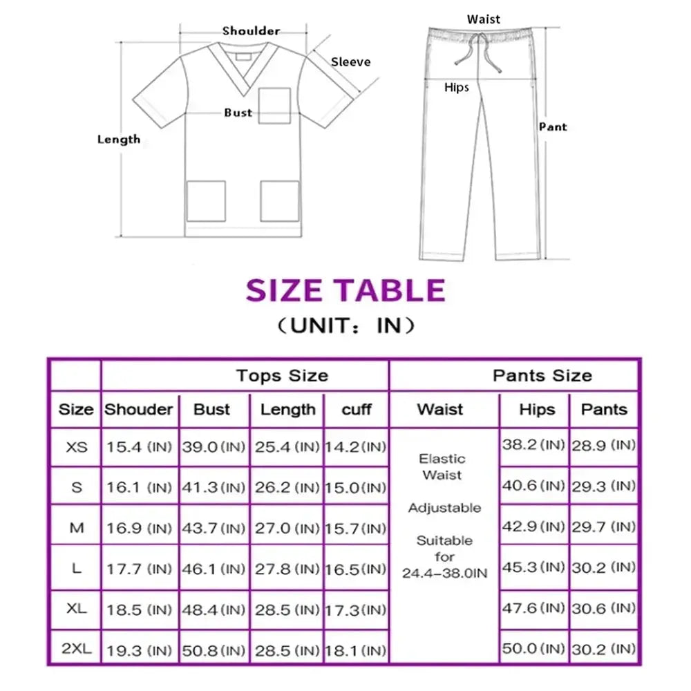 Set of medical uniforms for men and women, workwear for doctors, nurses, dental clinic, beauty salon CJdropshipping
