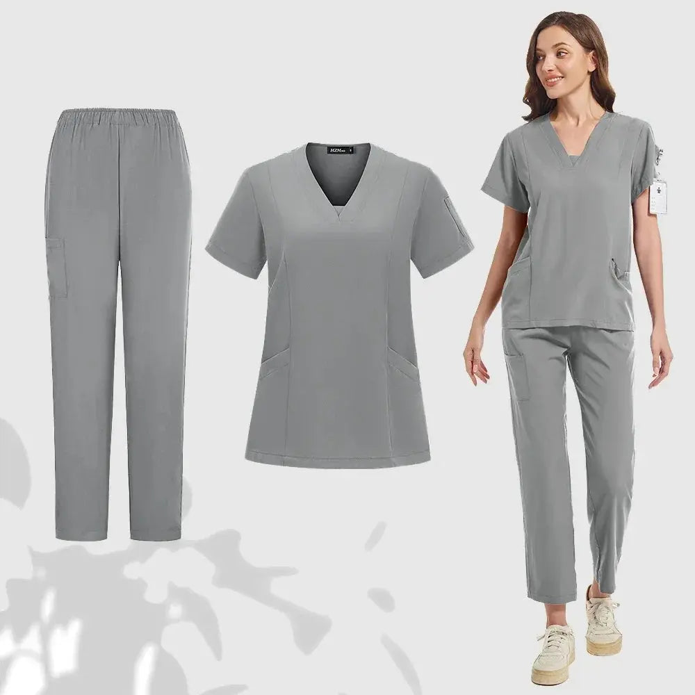 Set of medical uniforms for men and women, workwear for doctors, nurses, dental clinic, beauty salon CJdropshipping
