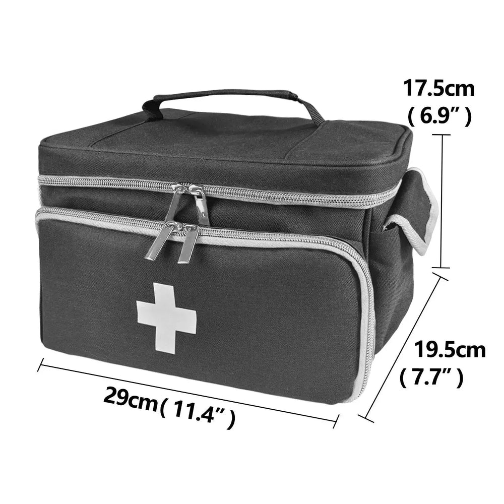 Home travel first aid kit bag for home, medical carry bag, multifunctional storage organizer, layered medicine boxes, medicine cabinetMedSurgery Store For Digital Health100500878782364105 - blackBlackHome travel first aid kit bag for home, medical carry bag, multifunctional storage organizer, layered medicine boxes, medicine cabinet.