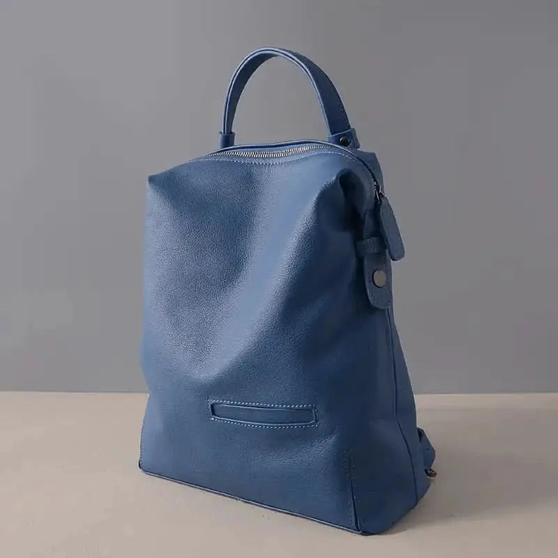 🎒 Women's Leather Backpack - Professional Style and Large Capacity for Medical Guards...