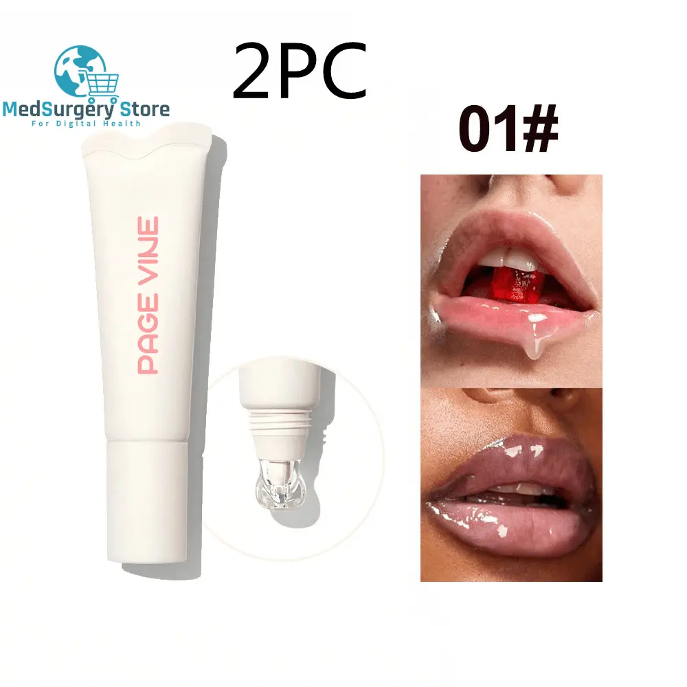 4-Color Moisturizing Lip Balm with Exfoliating Properties - Long-Lasting Lip Gloss for Women