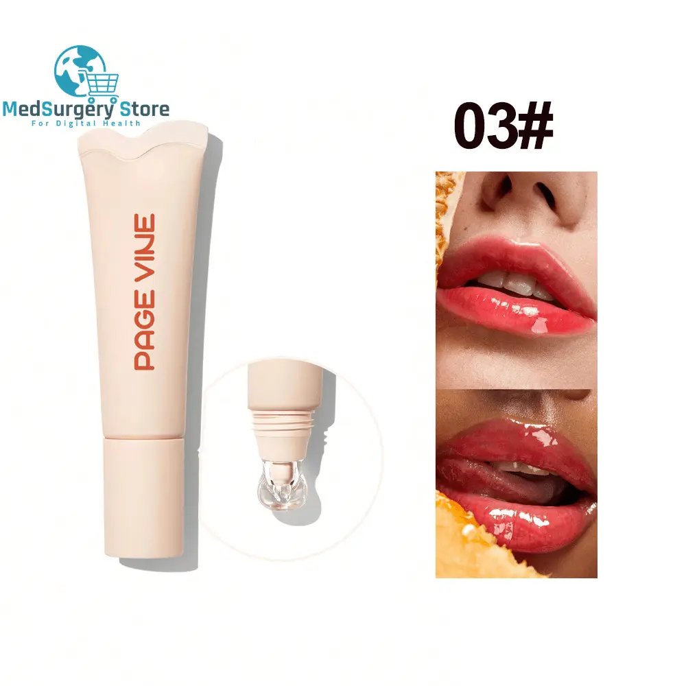 4-Color Moisturizing Lip Balm with Exfoliating Properties - Long-Lasting Lip Gloss for Women
