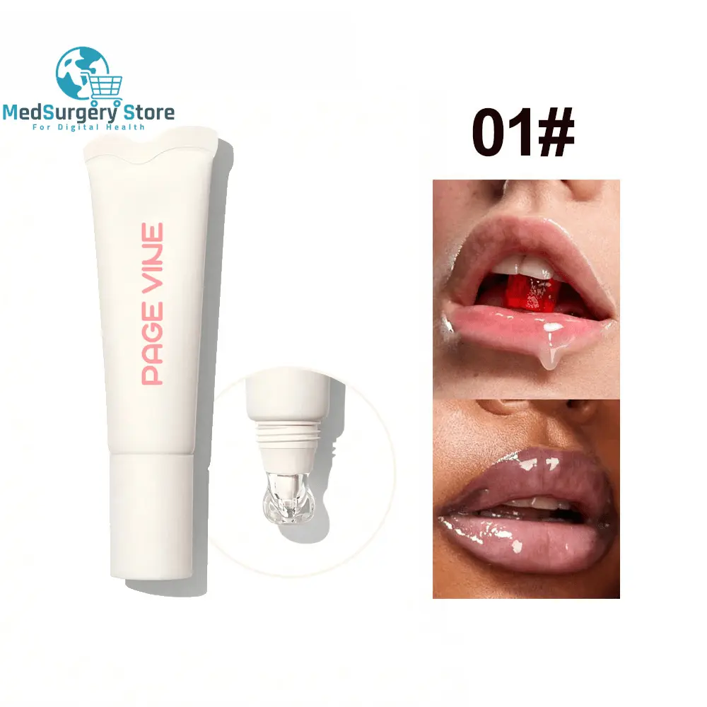 4-Color Moisturizing Lip Balm with Exfoliating Properties - Long-Lasting Lip Gloss for Women