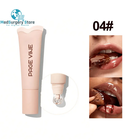 4-Color Moisturizing Lip Balm with Exfoliating Properties - Long-Lasting Lip Gloss for Women