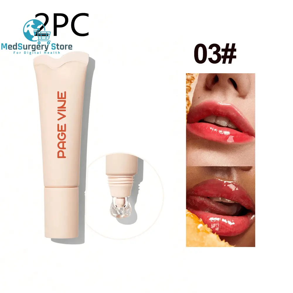 4-Color Moisturizing Lip Balm with Exfoliating Properties - Long-Lasting Lip Gloss for Women