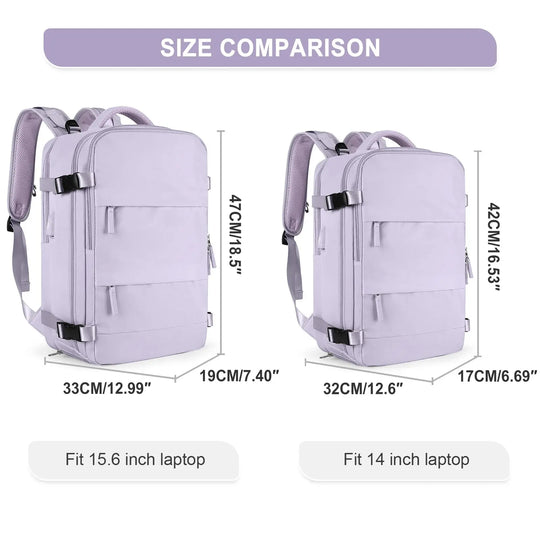 Women's travel backpack, carry-on backpack, TSA flight approved laptop backpack, college nurse bag, casual weekend backpack MedSurgery Store For Digital Health