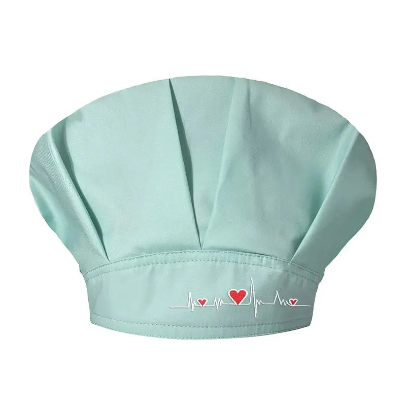 Women's scrub caps, Unisex adjustable cotton sweatband cap, head covering, Workwear, sanitary bouffant scrub caps, sanitary bouffant scrub caps CJdropshipping