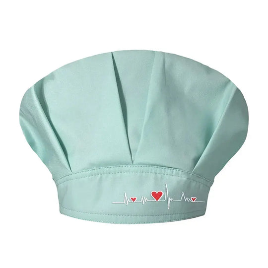 Women's scrub caps, Unisex adjustable cotton sweatband cap, head covering, Workwear, sanitary bouffant scrub caps, sanitary bouffant scrub caps CJdropshipping