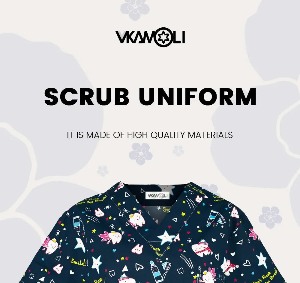Spa uniform for pet clinic, women's workwear, medical suit, exfoliating tops, exfoliating shirt CJdropshipping