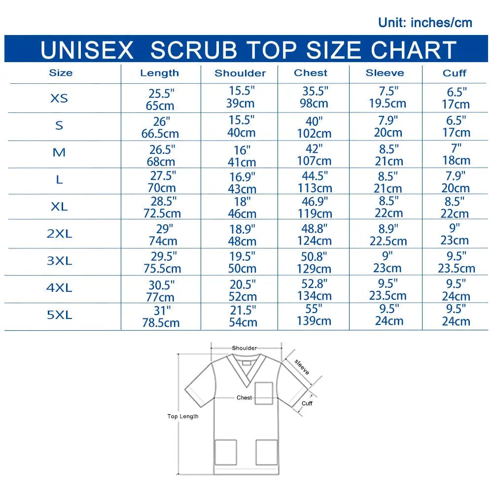 ANNO ProShield Unisex Unisex Clinical Uniform - Chlorine Resistant Medical Top (Model 09SS001) CJdropshipping