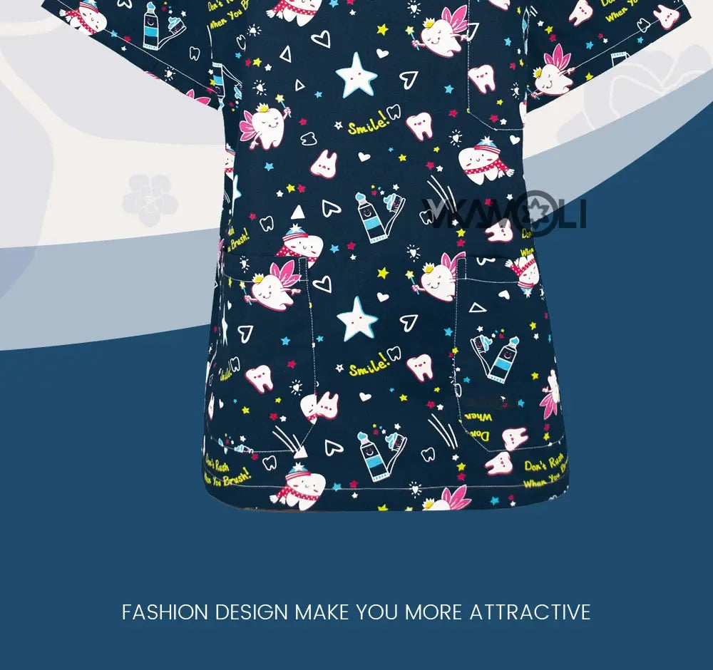 Spa uniform for pet clinic, women's workwear, medical suit, exfoliating tops, exfoliating shirt CJdropshipping