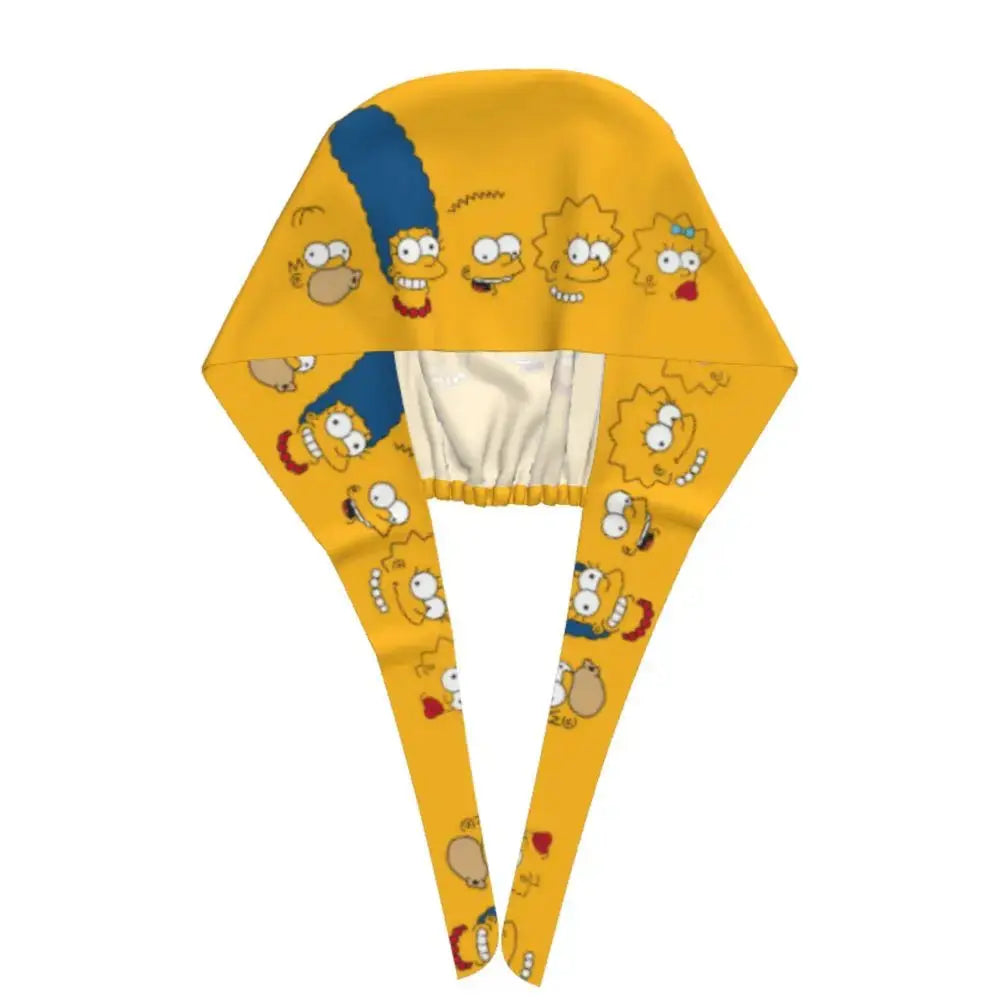 Customized The Simpsons Cartoon Cartoon Medical Staff Scrubs Hat Men Women Doctor Nursing Surgical Scrub Caps MedSurgery Store For Digital Health