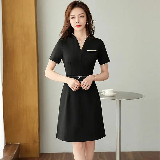 Summer aesthetic uniform, short sleeve beauty salon suit, women's spa beautician clothing, Hotel massage workwear, Korean jumpsuits-BC MedSurgery Store For Digital Health