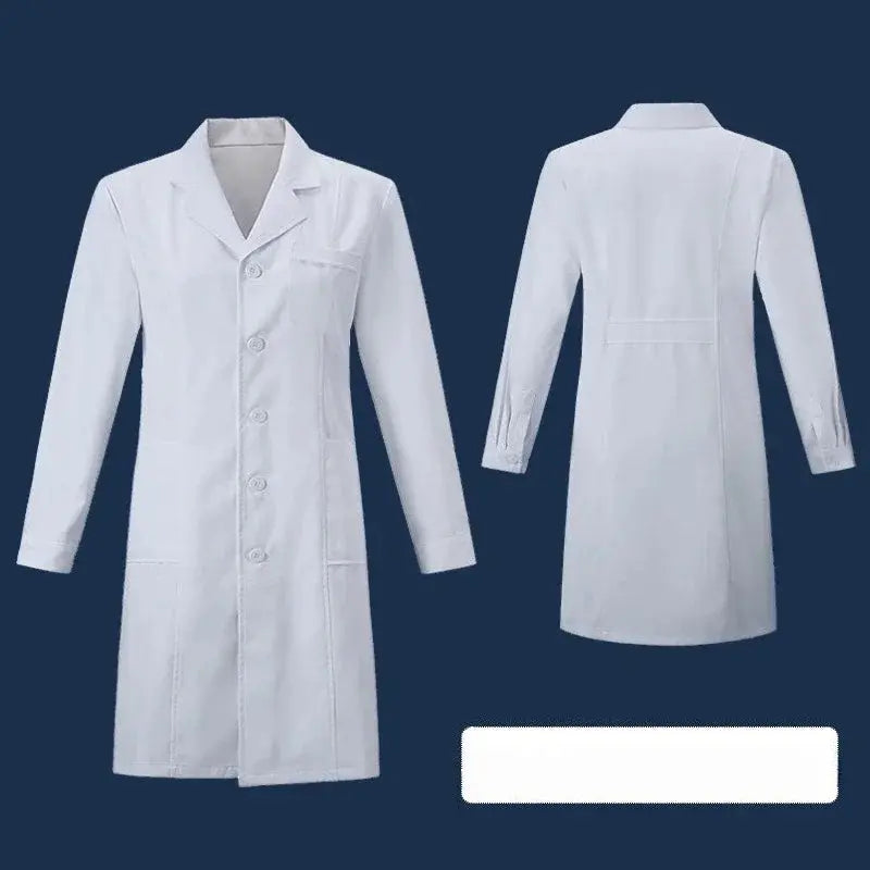 White coat, Experimental clothing for college students, men's and women's long sleeve medical clothing, chemistry and medicine short sleeve MedSurgery Store For Digital Health
