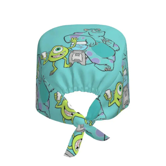 Customized adjustable work cap with Monsters University cartoon, surgical cap for men and women, surgical cap for nursing, doctor and surgeon MedSurgery Store For Digital Health