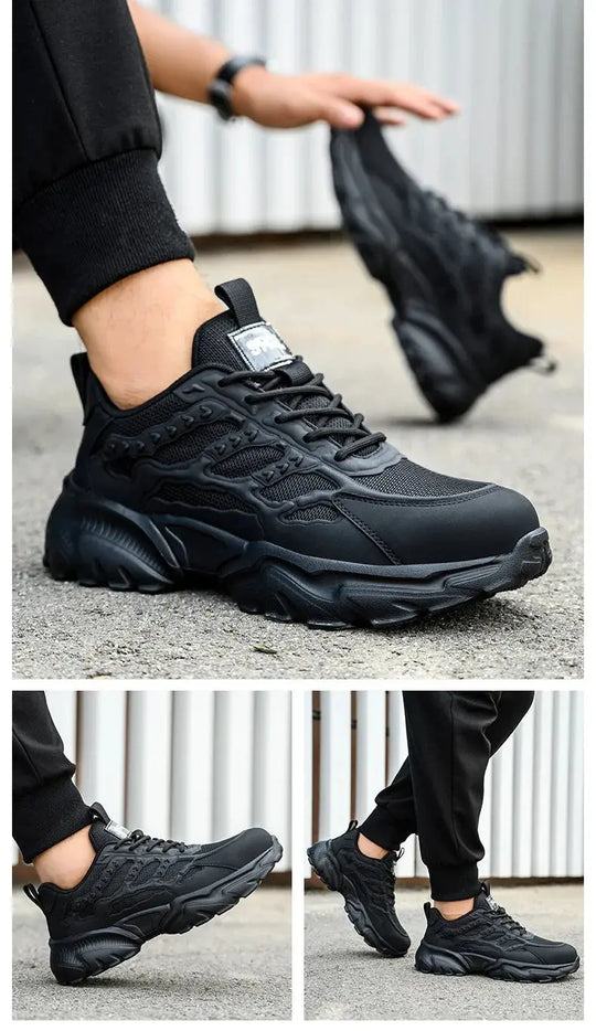 White safety shoes for men and women, shockproof, anti-puncture, anti-puncture, insulation, 6kv, wear-resistant, black, white, breathable, lightweight MedSurgery Store For Digital Health