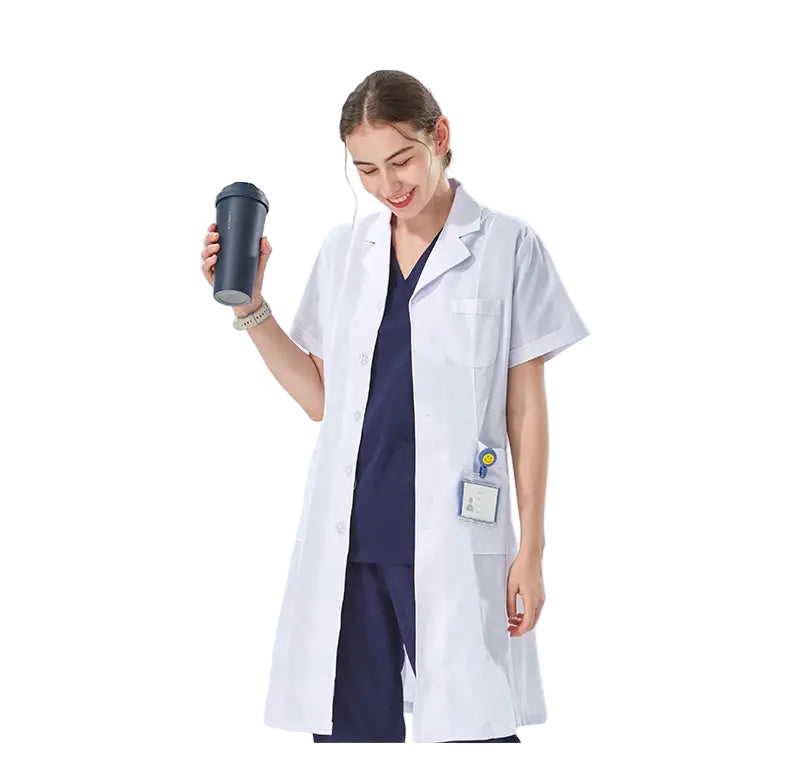 Cheap white lab coat for women, men, students, chemistry, healthcare professional, nurse, long sleeve, doctor's lab coat XK002 MedSurgery Store For Digital Health