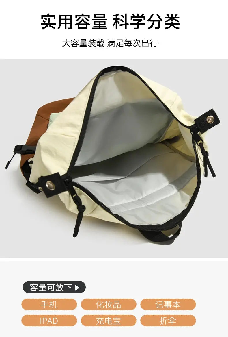 Outdoor double shoulder backpack for women, large capacity. It is portable and suitable for commuting, traveling. It is a cas MedSurgery Store For Digital Health