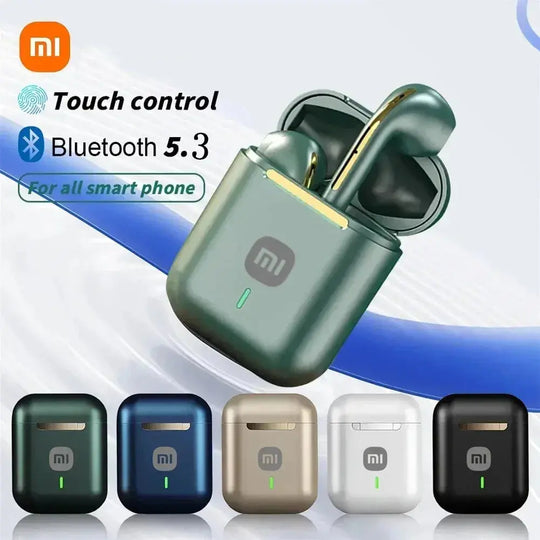 XIAOMI J18 True Wireless Headset Noise Cancelling Headphones HiFI Stereo Set with Microphone In-Ear Headphones TWS Waterproof Headphones MedSurgery Store For Digital Health