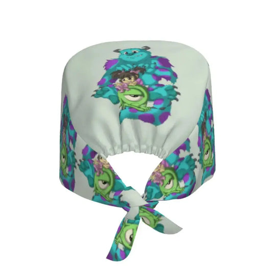 Customized adjustable work cap with Monsters University cartoon, surgical cap for men and women, surgical cap for nursing, doctor and surgeon MedSurgery Store For Digital Health