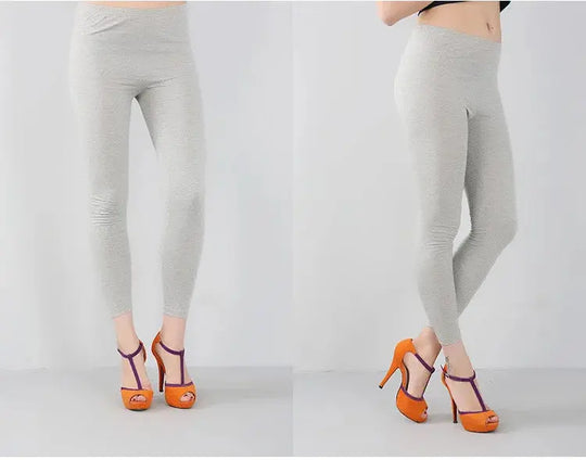 Women's bamboo fiber stretch leggings, nine point pants, casual, plus size, spring, summer and fall, new from 2024 DSers Fulfillment