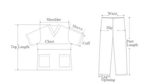 Work top, doctor and nurse uniform, single pants with more pockets, Dental scrub pants, Unisex scrubs, 3 piece set CJdropshipping
