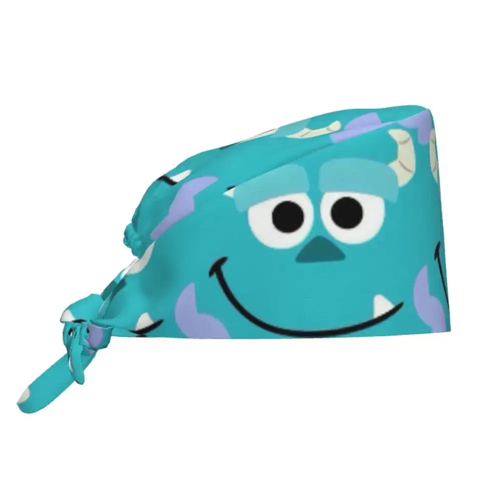 Customized adjustable work cap with Monsters University cartoon, surgical cap for men and women, surgical cap for nursing, doctor and surgeon MedSurgery Store For Digital Health
