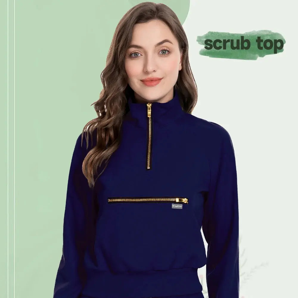 MSORMOSIA Elite Surgical Jacket - Elastic Scrub Jacket with Professional Pockets (MSO-42035-37) CJdropshipping