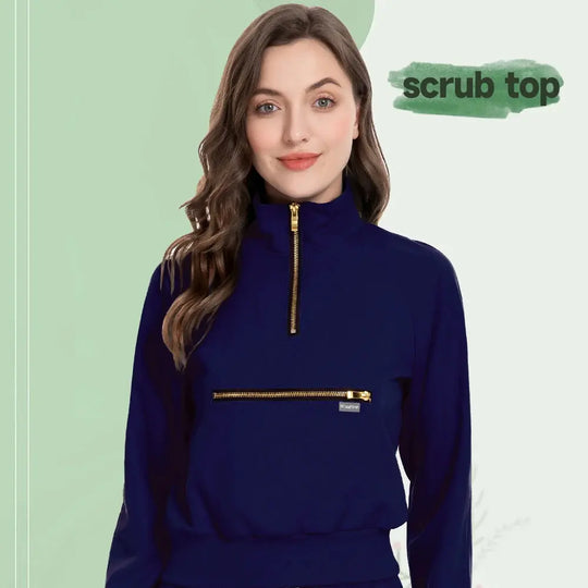 MSORMOSIA Elite Surgical Jacket - Elastic Scrub Jacket with Professional Pockets (MSO-42035-37) CJdropshipping