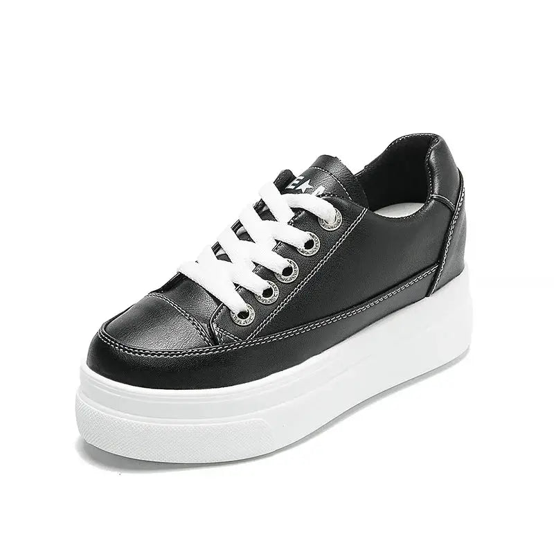 chaussures ete femme espadrille femme basket femme compensé Women's casual sneakers, breathable and comfortable white shoes with 8CM heels, platform height rise, Fall, 2022 MedSurgery Store For Digital Health