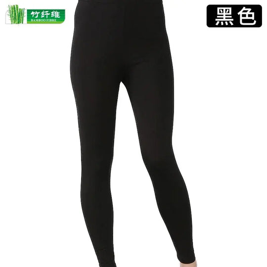 Women's bamboo fiber stretch leggings, nine point pants, casual, plus size, spring, summer and fall, new from 2024 DSers Fulfillment