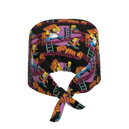 Personalized adjustable work cap with brain explosion, Simpsons surgical cap, surgical cap for nursing, doctor, surgeon, for Chef MedSurgery Store For Digital Health