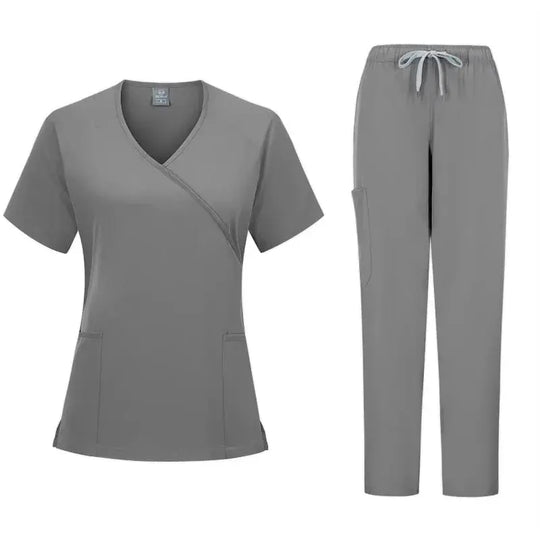 New medical scrubs set, doctor uniform, scrubs, surgery coveralls, beauty salon workwear, dentistry workwear set CJdropshipping.