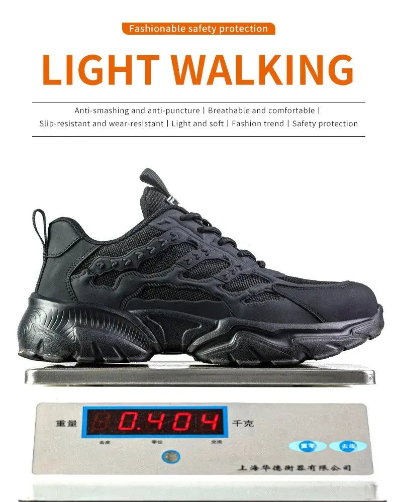 White safety shoes for men and women, shockproof, anti-puncture, anti-puncture, insulation, 6kv, wear-resistant, black, white, breathable, lightweight MedSurgery Store For Digital Health