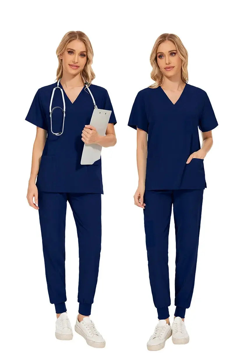 Women's tight fitting medical uniform, gown sets, nursing accessories, hospital surgery gowns, Dental clinic, beauty salon, CJdropshipping workwear.