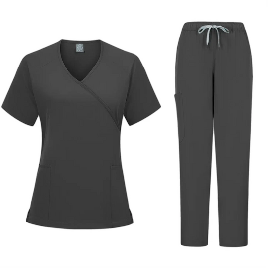 New medical scrubs set, doctor uniform, scrubs, surgery coveralls, beauty salon workwear, dentistry workwear set CJdropshipping.