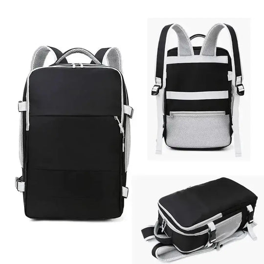 Women's large capacity travel backpack, multifunction, shoe storage, multi-layer, dry and wet separation, waterproof MedSurgery Store For Digital Health
