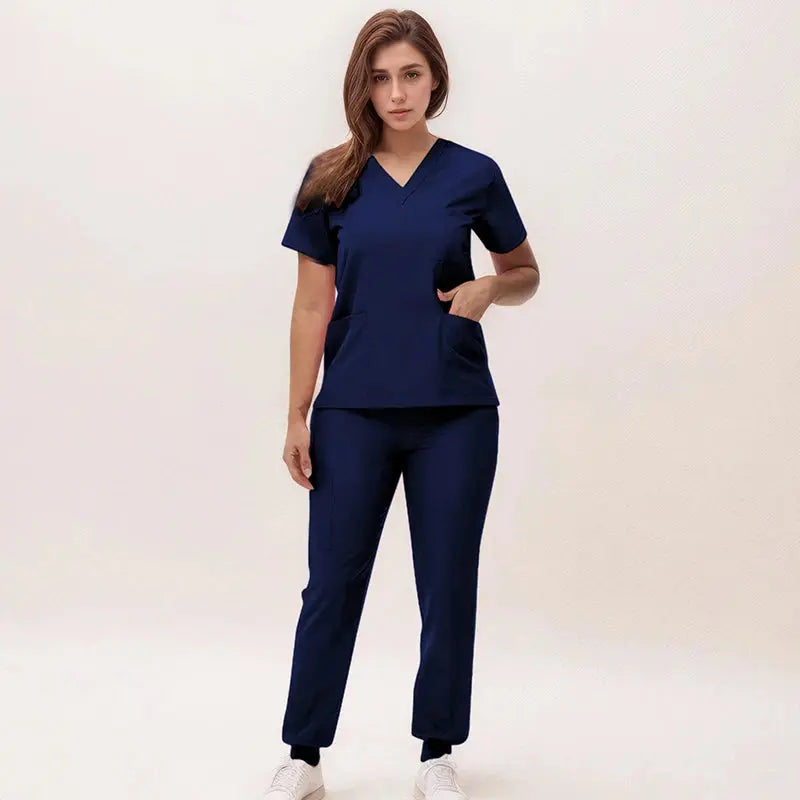 2025 new v-neck nursing scrubs, jogging pants, surgical scrubs sets, dentist nursing scrubs, hospital scrubs, hospital scrubs S21 MedSurgery Store For Digital Health