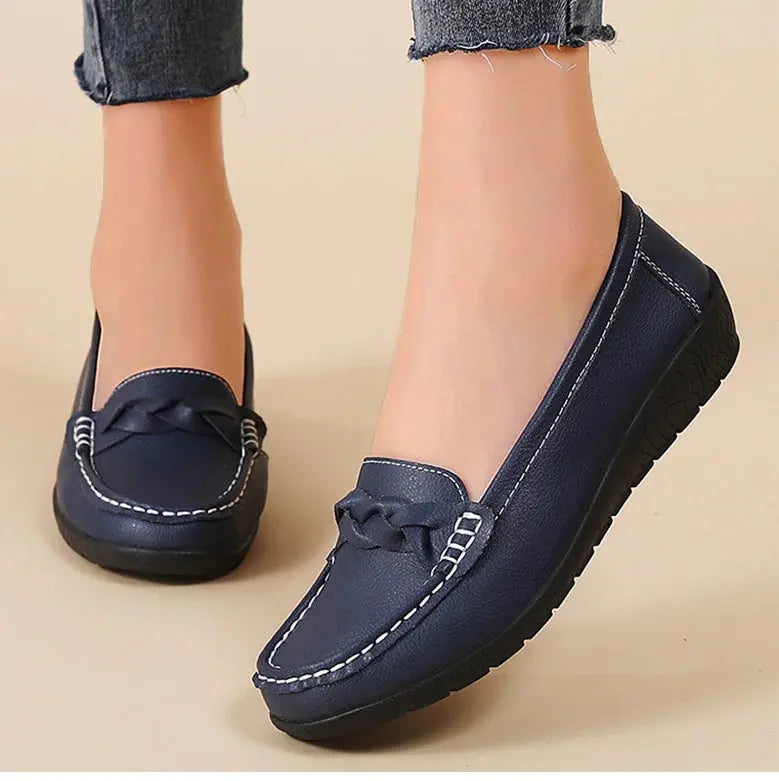 Women's Shoes 2025, New Soft Leather Flat Shoes, Women's Loafers, Casual Flat Shoes, Women's Shoes, White Shoes for Women MedSurgery Store For Digital Health