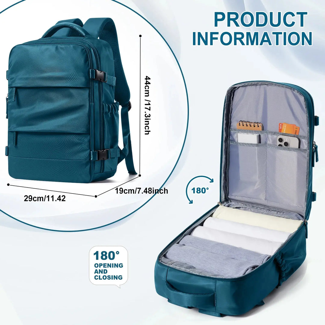 Women's travel backpack, carry-on backpack, TSA flight approved laptop backpack, college nurse bag, casual weekend backpack MedSurgery Store For Digital Health