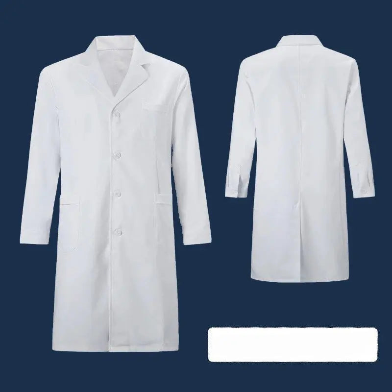 White coat, Experimental clothing for college students, men's and women's long sleeve medical clothing, chemistry and medicine short sleeve MedSurgery Store For Digital Health