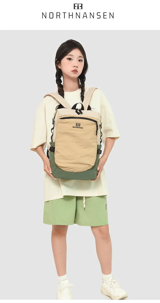 Outdoor double shoulder backpack for women, large capacity. It is portable and suitable for commuting, traveling. It is a cas MedSurgery Store For Digital Health