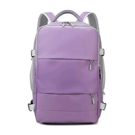 Women's large capacity travel backpack, multifunction, shoe storage, multi-layer, dry and wet separation, waterproof MedSurgery Store For Digital Health