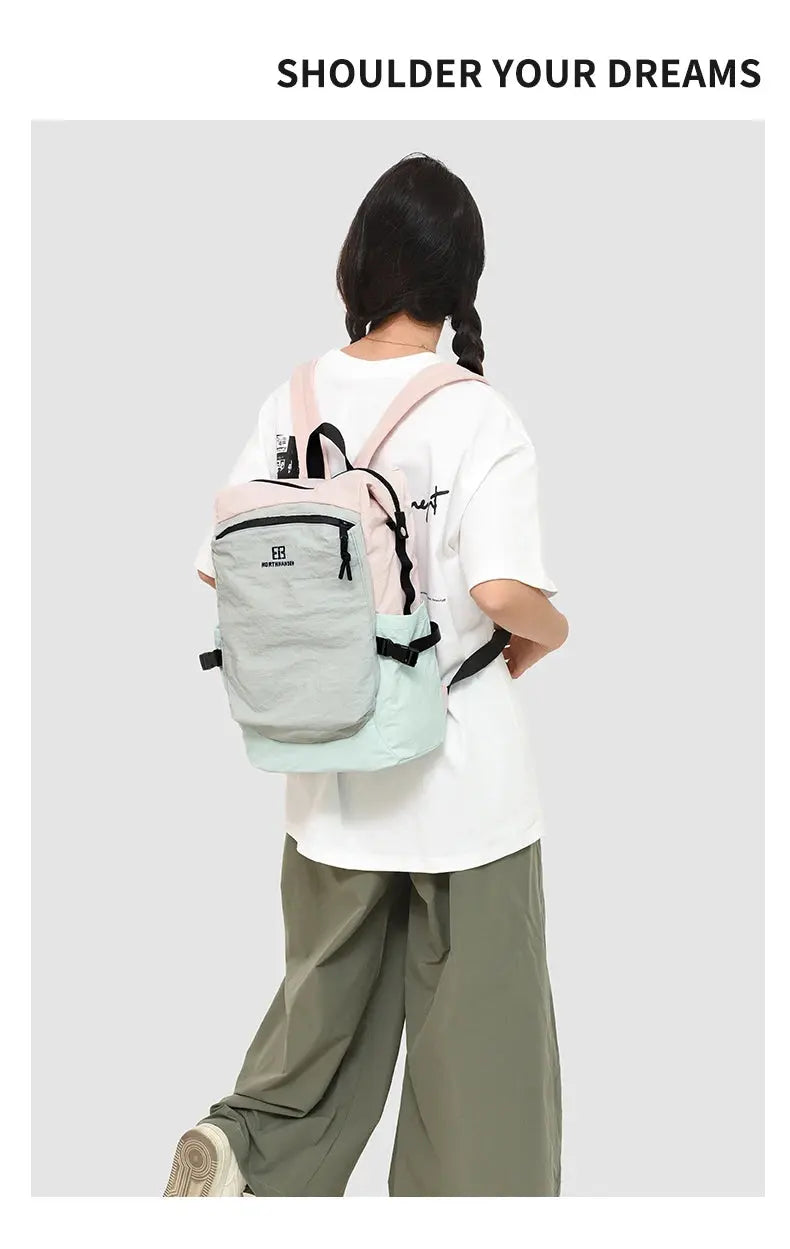 Outdoor double shoulder backpack for women, large capacity. It is portable and suitable for commuting, traveling. It is a cas MedSurgery Store For Digital Health