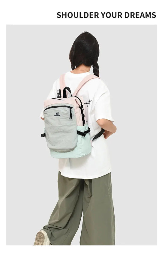 Outdoor double shoulder backpack for women, large capacity. It is portable and suitable for commuting, traveling. It is a cas MedSurgery Store For Digital Health