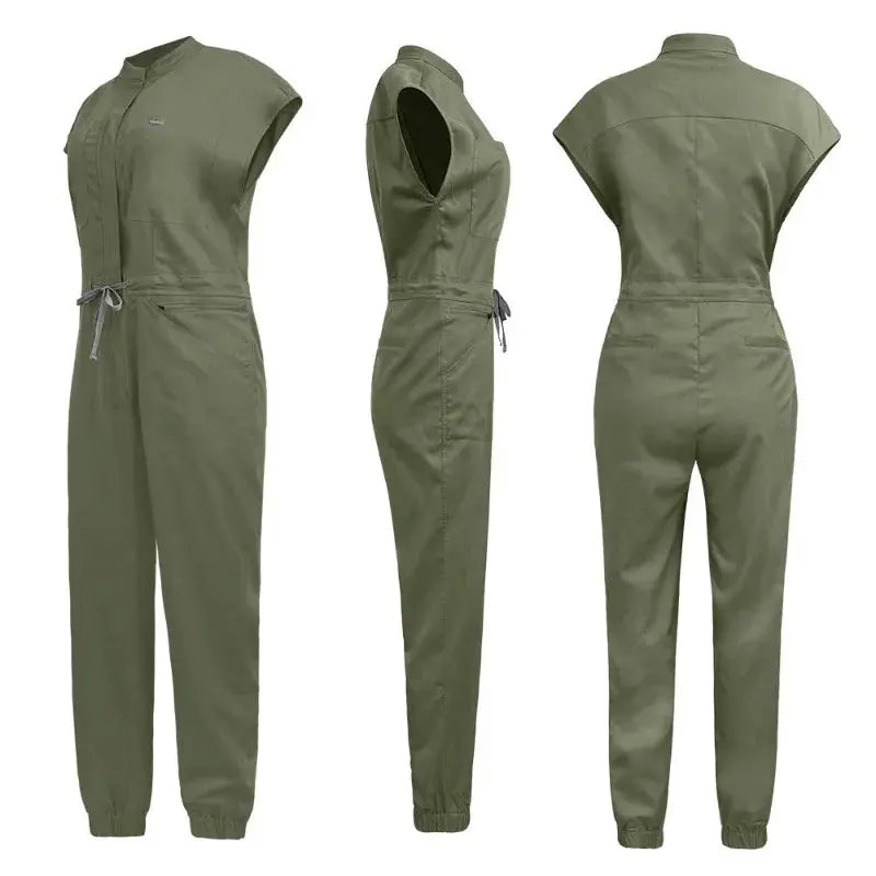 Wholesale medical scrubs, women's scrub uniform, short sleeve jumpsuit, Hospital scrubs, scrub uniforms with pocket CJdropshipping