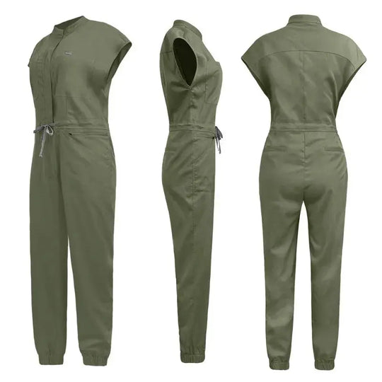 Wholesale medical scrubs, women's scrub uniform, short sleeve jumpsuit, Hospital scrubs, scrub uniforms with pocket CJdropshipping