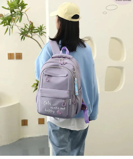 Girls school backpack, children's backpack, boy, teenager, primary class school backpack, women's backpack, teenage backpack kit MedSurgery Store For Digital Health